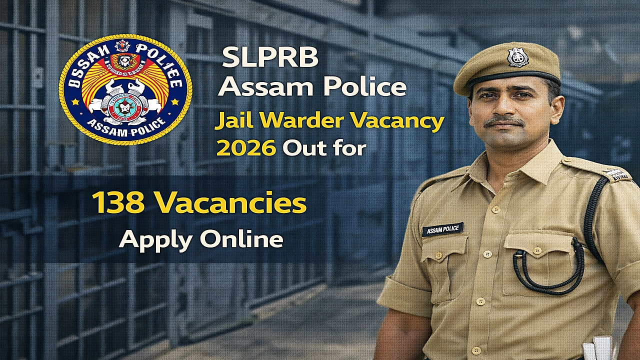 SLPRB Assam Police Jail Warder Vacancy 2026